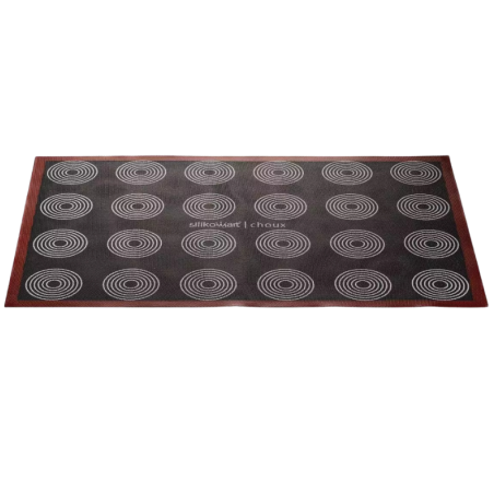 AIR MAT CHOUX Silikomart - dwustronna mata perforowana do wypieku małych i dużych ptysiów - dł. 583 x szer. 384 mm