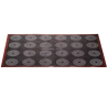 AIR MAT CHOUX Silikomart - dwustronna mata perforowana do wypieku małych i dużych ptysiów - dł. 583 x szer. 384 mm