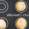 AIR MAT CHOUX Silikomart - dwustronna mata perforowana do wypieku małych i dużych ptysiów - dł. 583 x szer. 384 mm