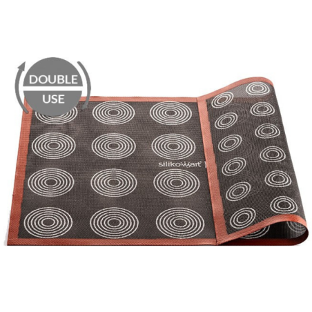 AIR MAT CHOUX Silikomart - dwustronna mata perforowana do wypieku małych i dużych ptysiów - dł. 583 x szer. 384 mm