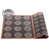 AIR MAT CHOUX Silikomart - dwustronna mata perforowana do wypieku małych i dużych ptysiów - dł. 583 x szer. 384 mm