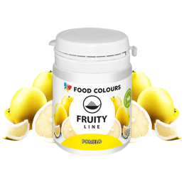 op. 20 g Jasnożółty barwnik w proszku pochodzenia naturalnego - Pomelo Fruity Line - nr. kat. WS-PN-001 Food Colours
