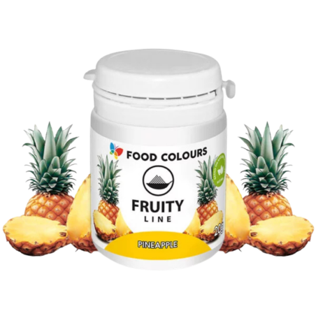 op. 20 g Żółty barwnik w proszku pochodzenia naturalnego - Pineapple Fruity Line - nr. kat. WS-PN-006 Food Colours