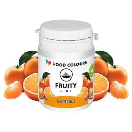 op. 20 g Pomarańczowy barwnik w proszku pochodzenia naturalnego - Tangerine Fruity Line - nr. kat. WS-PN-011 Food Colours