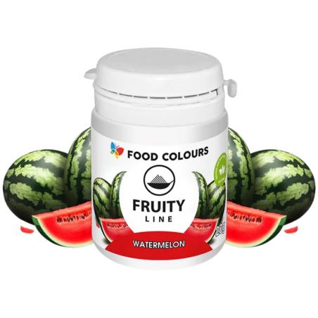 op. 20 g Jasnoczerwony barwnik w proszku pochodzenia naturalnego - Watermelon Fruity Line - nr. kat. WS-PN-016 Food Colours