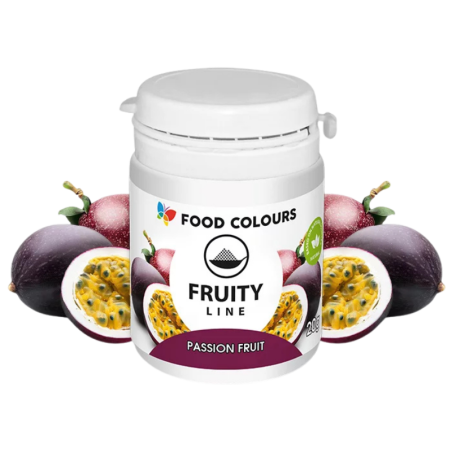 op. 20 g Fioletowy barwnik w proszku pochodzenia naturalnego - Passion Fruit Fruity Line - nr. kat. WS-PN-036 Food Colours