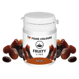 op. 20 g Brązowy barwnik w proszku pochodzenia naturalnego - Raisin Fruity Line - nr. kat. WS-PN-051 Food Colours