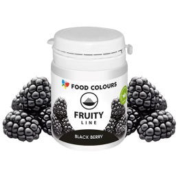 op. 20 g Czarny barwnik w proszku pochodzenia naturalnego - Blackberry Fruity Line - nr. kat. WS-PN-061 Food Colours