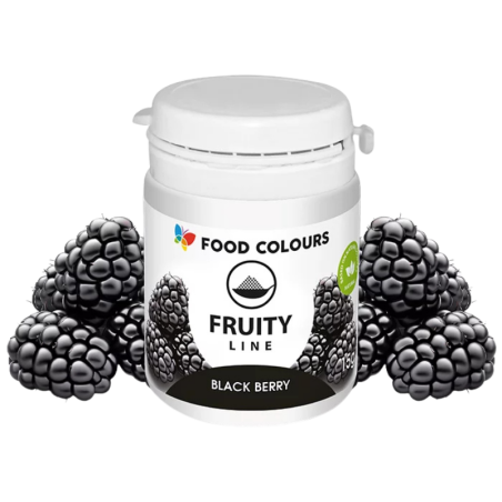 op. 20 g Czarny barwnik w proszku pochodzenia naturalnego - Blackberry Fruity Line - nr. kat. WS-PN-061 Food Colours