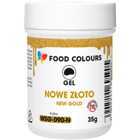 op. 35 g Złoty barwnik spożywczy w żelu - nr. kat. WSG-090-N Food Colours