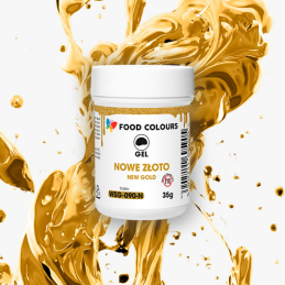 op. 35 g Złoty barwnik spożywczy w żelu - nr. kat. WSG-090-N Food Colours