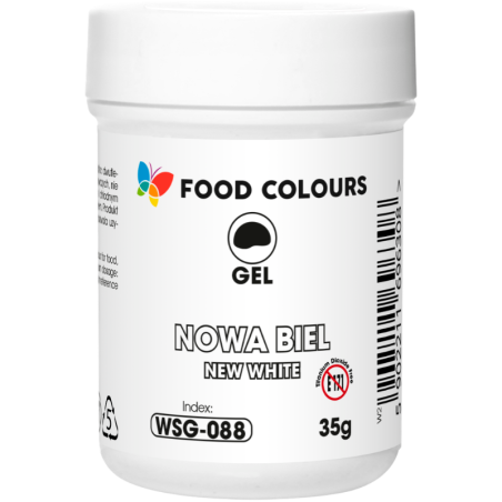 op. 35 g Biały barwnik spożywczy w żelu - nr. kat. WSG-088 Food Colours