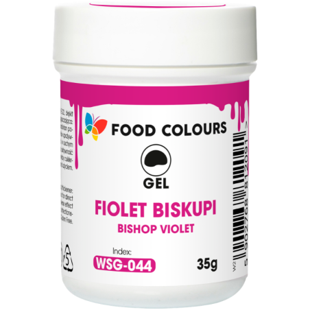 op. 35 g Fioletowy (biskupi) barwnik spożywczy w żelu - nr. kat. WSG-044 Food Colours