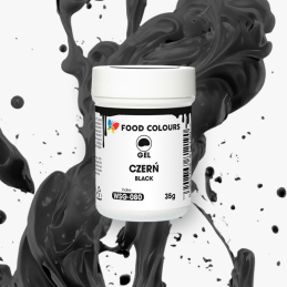 op. 35 g Czarny barwnik spożywczy w żelu - nr. kat. WSG-080 Food Colours