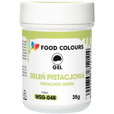 op. 35 g Zielony (pistacjowy) barwnik spożywczy w żelu - nr. kat. WSG-048 Food Colours