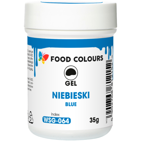 op. 35 g Niebieski barwnik spożywczy w żelu - nr. kat. WSG-064 Food Colours