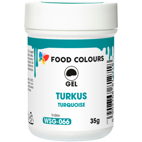op. 35 g Turkusowy barwnik spożywczy w żelu - nr. kat. WSG-066 Food Colours
