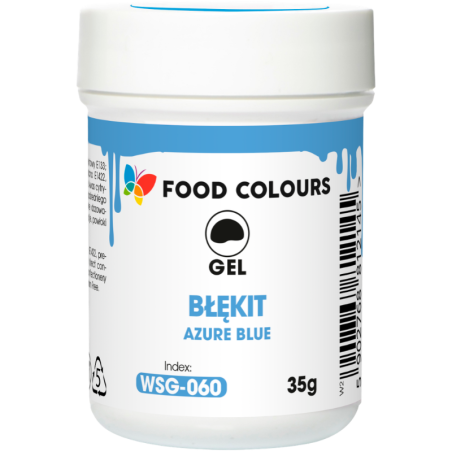 op. 35 g Błękitny barwnik spożywczy w żelu - nr. kat. WSG-060 Food Colours