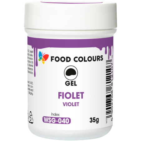 op. 35 g Fioletowy barwnik spożywczy w żelu - nr. kat. WSG-040 Food Colours