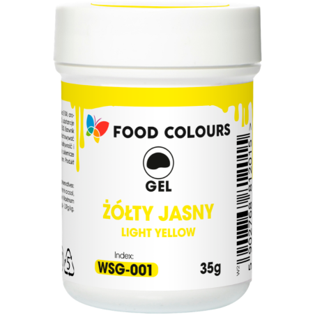 op. 35 g Jasnożółty barwnik spożywczy w żelu - nr. kat. WSG-001 Food Colours