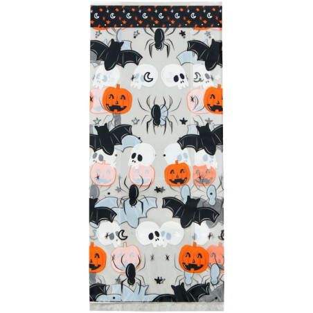 op. 20 szt. Celofanowe woreczki do pakowania ciasteczek i cukierków na Halloween - dł. 241 x szer. 101 mm - Wilton