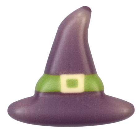 op. 72 szt. Fioletowy zestaw dekoracji czekoladowych na Halloween - dł. 29-39 mm - nr. kat. 92167 Modecor