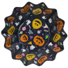 op. 48 szt. Sztywne Papilotki - Halloween Fun Cakes - papierowe foremki do wypieku babeczek - śr. 80 x wys. 30 mm