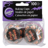 op. 100 szt. Papilotki - Rrick or Treat Wilton - papierowe foremki do wypieku mini babeczek - śr. 32 x wys. 22 mm
