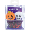 Zestaw do wypieku 24 muffinek na Halloween - papierowe papilotki i toppery na wykałaczkach - nr. kat. 5036 ScrapCooking