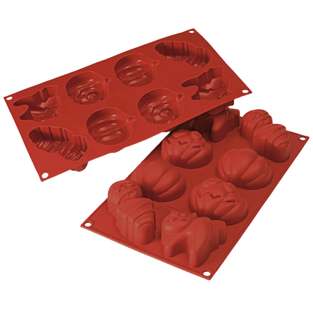 SF116 Silikomart - forma silikonowa do wypieków i deserów na Halloween - dł. 70 x szer. 64 x wys. 32 mm