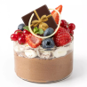 op. 12 szt. Prezent ze złotą wstążką - zestaw gotowych dekoracji czekoladowych - nr. kat. F50790 Fun Cakes