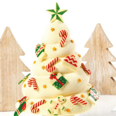 op. 12 szt. Figurki świąteczne - zestaw gotowych dekoracji z białej czekolady - nr. kat. F50670 Fun Cakes