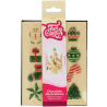 op. 12 szt. Figurki świąteczne - zestaw gotowych dekoracji z białej czekolady - nr. kat. F50670 Fun Cakes