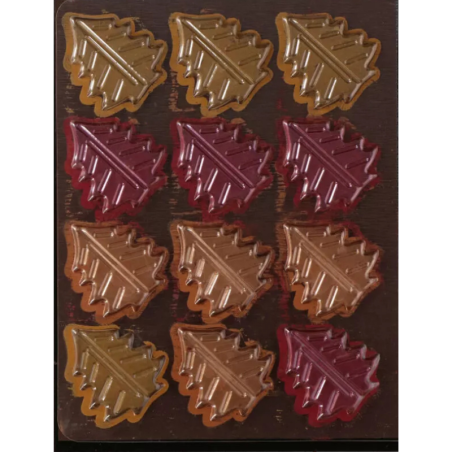 op. 12 szt. Choinki - zestaw gotowych dekoracji z ciemnej czekolady - nr. kat. F50750 Fun Cakes