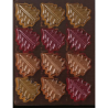 op. 12 szt. Choinki - zestaw gotowych dekoracji z ciemnej czekolady - nr. kat. F50750 Fun Cakes