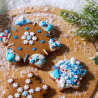 op. 72 g Frosty Fever - zimowa mieszanka posypek cukrowych do dekoracji pierniczków - Christmas Sprinkles PME Cake