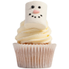 op. 12 szt. Bałwanki - duże kolorowe pianki Marshmallow do dekoracji tortów i babeczek