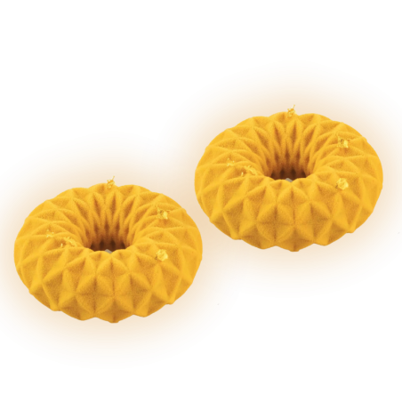 Kaleido 75 Silikomart - forma silikonowa do geometrycznych monoporcji - śr. 75 x wys. 25 mm / poj. 75 ml x 6 porcji