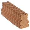 Buche Peluche 1100 Silikomart - zestaw form silikonowych do ciast w kształcie pluszowego misia - poj. 1100 ml