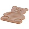 Buche Peluche 1100 Silikomart - zestaw form silikonowych do ciast w kształcie pluszowego misia - poj. 1100 ml