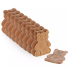 Buche Peluche 1100 Silikomart - zestaw form silikonowych do ciast w kształcie pluszowego misia - poj. 1100 ml
