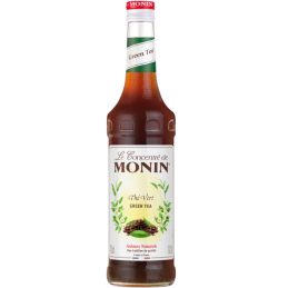 op. 0.7 l Syrop bazowy o smaku zielonej herbaty - Green Tea Le Concentré de Monin - szklana butelka
