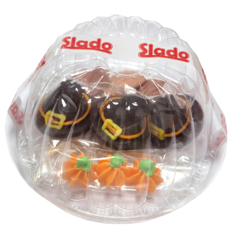 op. 9 szt. Halloween - tematyczny zestaw dekoracji cukrowych do babeczek - nr kat. EX13123