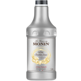 op. 1.89 l White Chocolate La Sauce de MONIN - kremowy sos o smaku białej czekolady