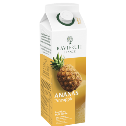 op. 1 kg Ananas - RAVIFRUIT - pasteryzowany przecier owocowy - 90% zawartość owoców