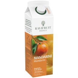 op. 1 kg Mandarynka - RAVIFRUIT - pasteryzowany przecier owocowy - 90% zawartość owoców
