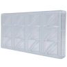 CW1972 Nowoczesny trójkąt - forma z poliwęglanu do pralin - dł. 35 x szer. 35 x wys. 11 mm / poj. 6.5 g x 24 praliny