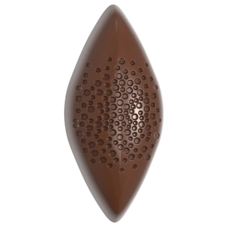 CW12096 Chocolate World - forma z poliwęglanu do pralin - dł. 47.5 x szer. 21.5 x wys. 16 mm / poj. 9.5 g x 21 pralin