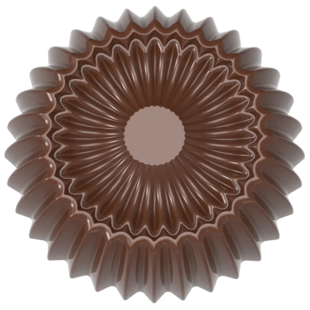 CW1976 Chocolate World - forma z poliwęglanu do pralin - śr. 30.5 x wys. 10 mm / poj. 7 g x 21 pralin