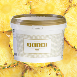 op. 3 kg Pasta Ananas - owocowa pasta smakowa do lodów i cukiernictwa - nr. kat. 12612 Babbi